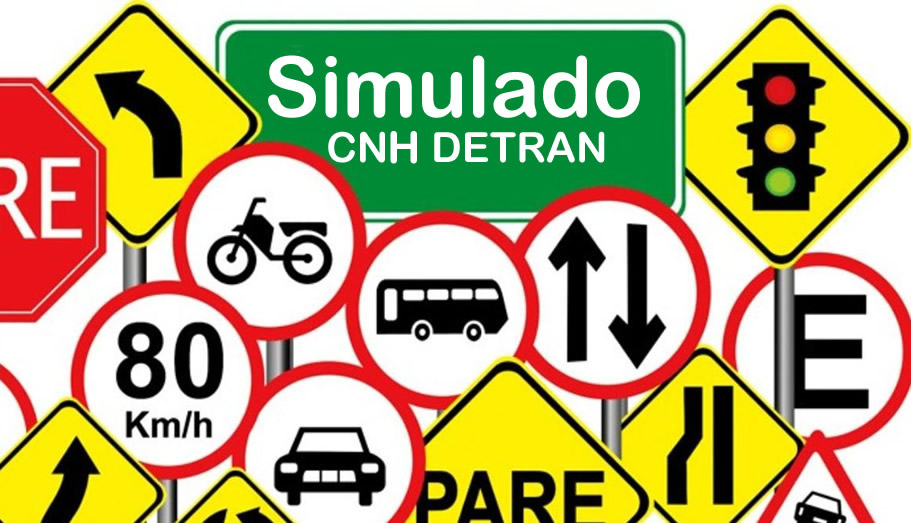 Simulado Exame Teórico DETRAN - Primeira CNH 2019